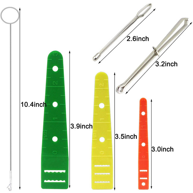 Metal Drawstring Threader, Metal Threader Tool Set